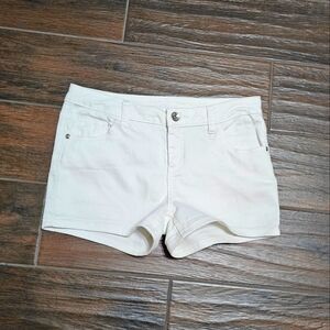 Justice Girl's 16R 5 Pocket White Shorts